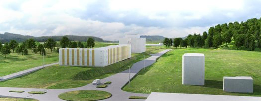 Illustrasjon av flyplasshotellet